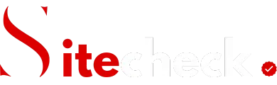 Logo Sitecheck Review White Tone